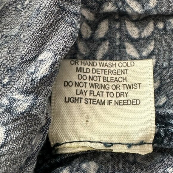 Lovestitch Teal & White Long Balloon Sleeve Peasant Top Women’s Size Small - Picture 8 of 8